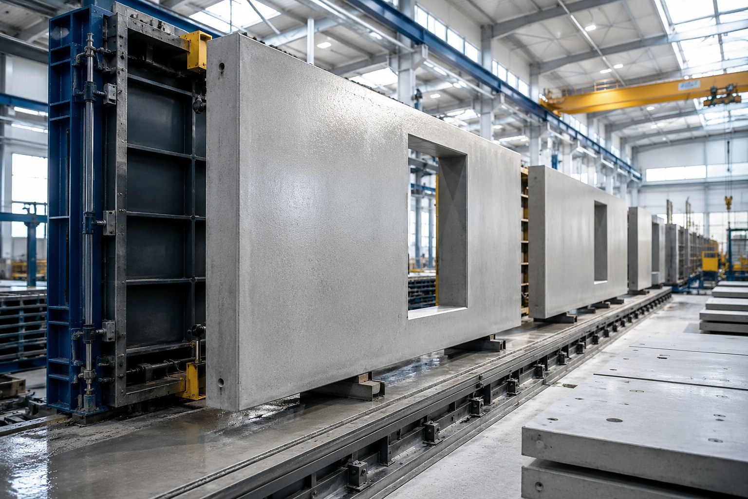 Precast plant – application context for Denka Beform®